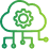 Cloud development icon