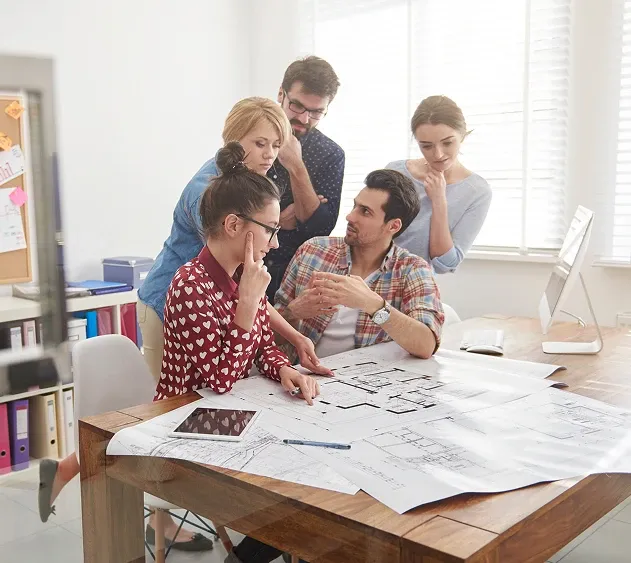 Enterprise web solutions platform interface